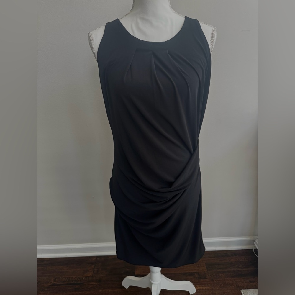 Michael Kors Black Ruched Mini Dress - Picture 2 of 8